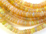Opal Graduated Rondelle Gemstone Beads 2-4mm (GS3018)