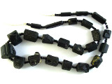 Tourmaline Gemstone Beads - Black (AF1337)