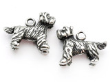 Dog - Terrier - Pewter Charm (PW1102)