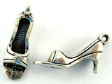 High Heel Shoe - Pewter Pendant (PW1111)