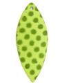 Green Polka Dot Surfboard Metal Pendant 46mm (RM73)
