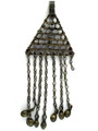Afghan Tribal Silver Pendant - Amulet 114mm (AF140)