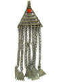 Afghan Tribal Silver Pendant - Amulet 114mm (AF142)