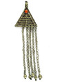 Afghan Tribal Silver Pendant - Amulet 140mm (AF143)