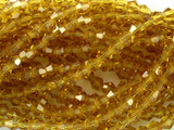 Butterscotch Bicone Crystal Glass Beads 4mm (CRY38)