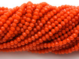 Orange Crystal Glass Beads 4mm (CRY53)