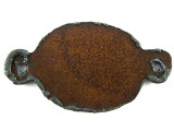 Oval Connector - Rustic Iron Pendant (IR149)