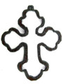 Open Cross - Rustic Iron Pendant (IR161)