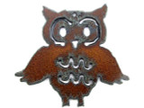Hoot Owl - Rustic Iron Pendant (IR162)