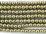 Bronze Glass Pearl Beads 3mm (PG13)