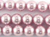 Pink Glass Pearl Beads 8mm (PG36)