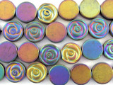 Jeweltone Hematite Rose Gemstone Beads 12mm (GS3088)