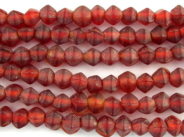 6mm Glass seed beads, 6mm glass beads, Seed Beads Bulk - Red in
