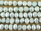 Light Aqua Irregular Pearl Beads 8mm (PRL158)