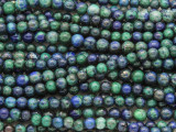 Azurite Round Gemstone Beads 4mm (GS3172)