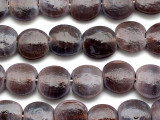Purple Tabular Recycled Glass Beads 16mm - Indonesia (RG558)
