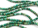 Turquoise Faceted Rondelle Beads 6mm (TUR1082)