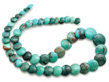 Turquoise Graduated Tabular Beads 8-15mm (TUR1091)