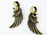 Brass Wing - Pewter Pendant 30mm (PW1132)