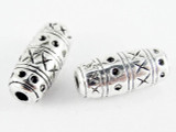 Pewter Bead - Tube 16mm (PB463)