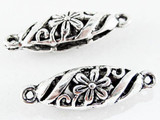 Pewter Flower Connector 28mm (PB574)