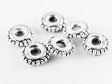 Pewter Bead - Spacer 6mm (PB592)