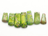 Green Magnesite Gemstone Pendants - Set of 7 (GSP290)