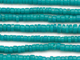 Teal Heishi Glass Beads 5-8mm (JV1113)