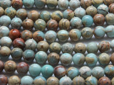 Aqua Terra Jasper Round Gemstone Beads 8mm (GS3340)