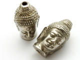Silver Plated Brass Buddha Amulet 30mm (AP1469)