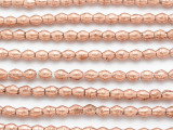 Copper Bicone Metal Beads 5-6mm - Ethiopia (ME355)