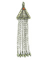 Afghan Tribal Silver Pendant - Amulet 127mm (AF210)
