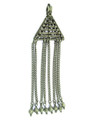 Afghan Tribal Silver Pendant - Amulet 127mm (AF218)