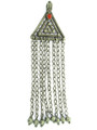 Afghan Tribal Silver Pendant - Amulet 127mm (AF257)