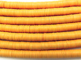 Marigold Yellow Vinyl Disc Beads 5mm (VY188)