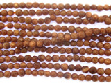 Brown Goldstone Faceted Round Gemstone Beads 2-3mm (GS3514)