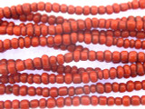 Small Red Glass Trade Beads 3-4mm (AT7018)