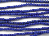 Small Blue Glass Trade Beads 4mm (AT7019)