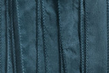 Slate Blue Hand Stitched Silk Ribbon 42" (SK3026)