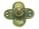 Old Brass Medallion 44mm - Ethiopia (ME378)