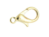 Gold Plated Sterling Silver Lobster Clasp 20mm (SUP1003)