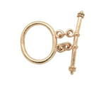Rose Gold Plated Sterling Silver 2-strand Toggle 32mm (SUP1004)