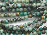 African "Turquoise" Round Gemstone Beads 4mm (GS3600)