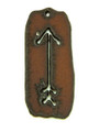Arrow Cutout - Rustic Iron Pendant (IR175)