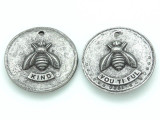 Bee Kind - Pewter Pendant 32mm (PW702)