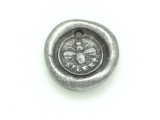 Bee Silent - Round Wax Seal Charm 14mm (PW708)