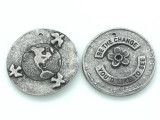 Be the Change You'd Like to See - Pewter Pendant 32mm (PW687)