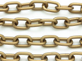 Antique Brass Plated Aluminum Oval Link Chain 13mm - 36"  (CHAIN26)