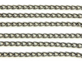 Gunmetal Plated Aluminum Cable Chain 5mm - 36"  (CHAIN27)