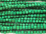 Green Cube Wood Beads 4mm (WD893)